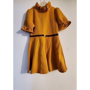 Janie and Jack, Mustard‎ Girls Toddler Dress, size 5